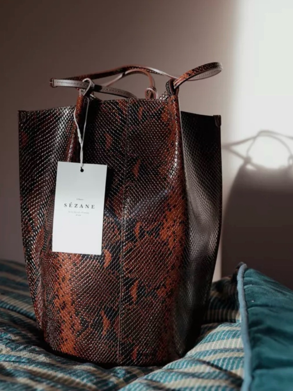 Sezane Romie Bag in Python - Picture 2 of 2